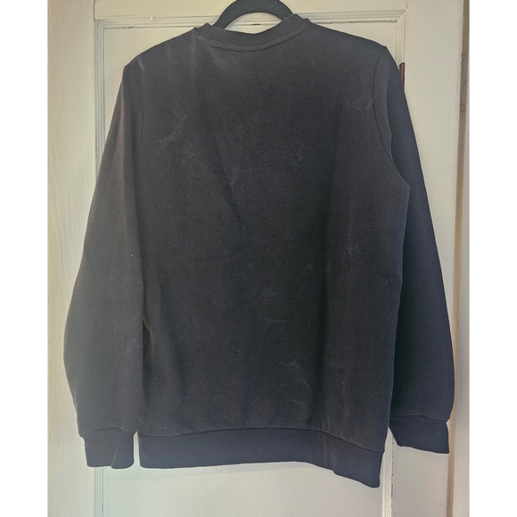 PUMA Fleece Lined Crewneck Sweater Men's Small Cotton Blend - Picture 3 of 10